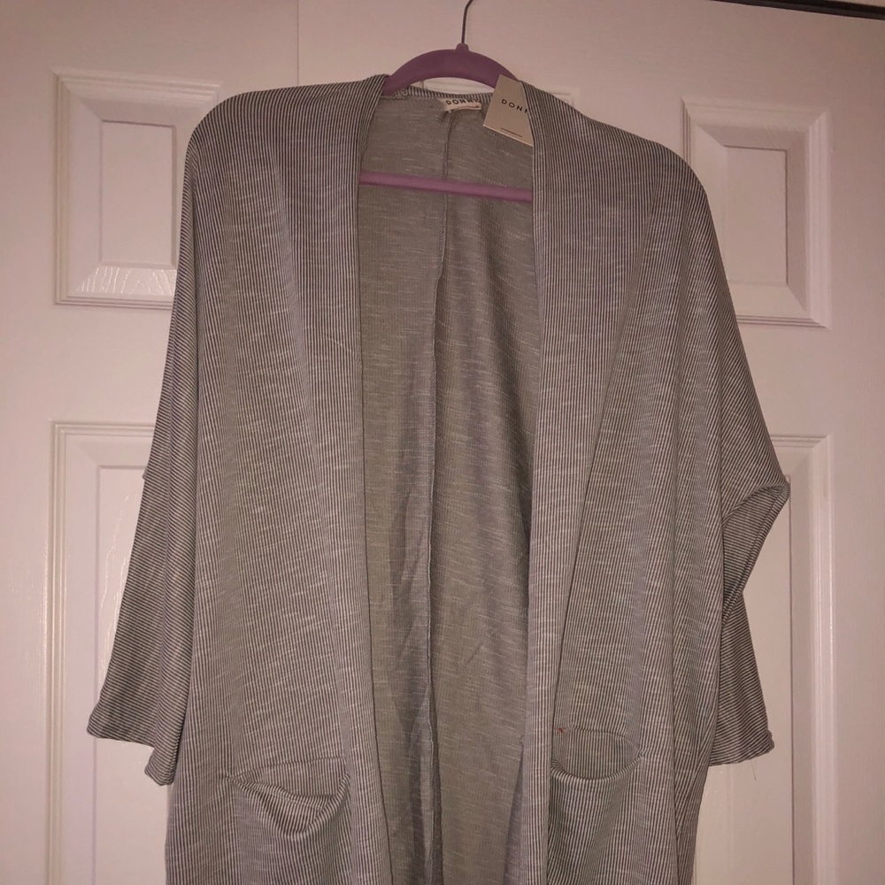 Sand wash Cardigan Sweater Coat by Donni